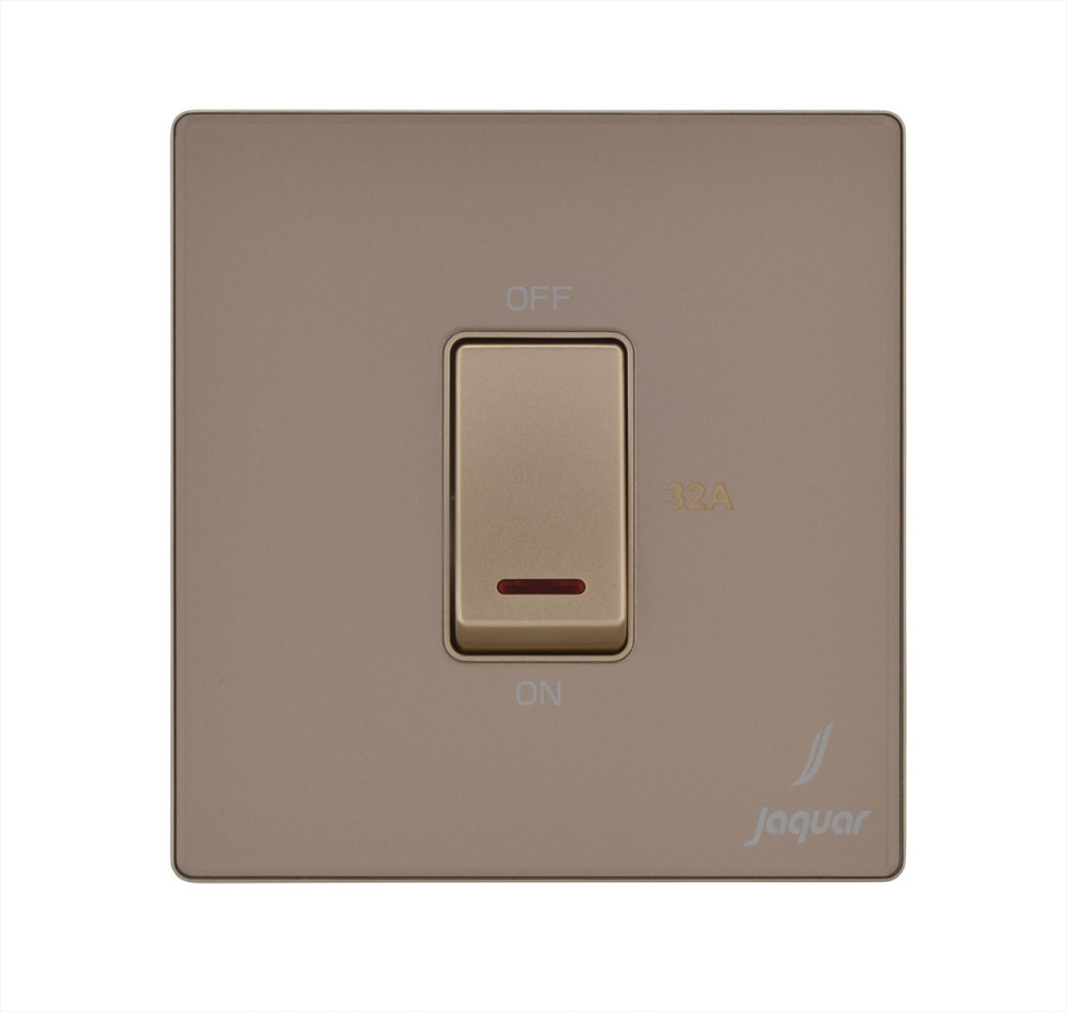 Picture of One Gang 32A Dp Switch - Gold