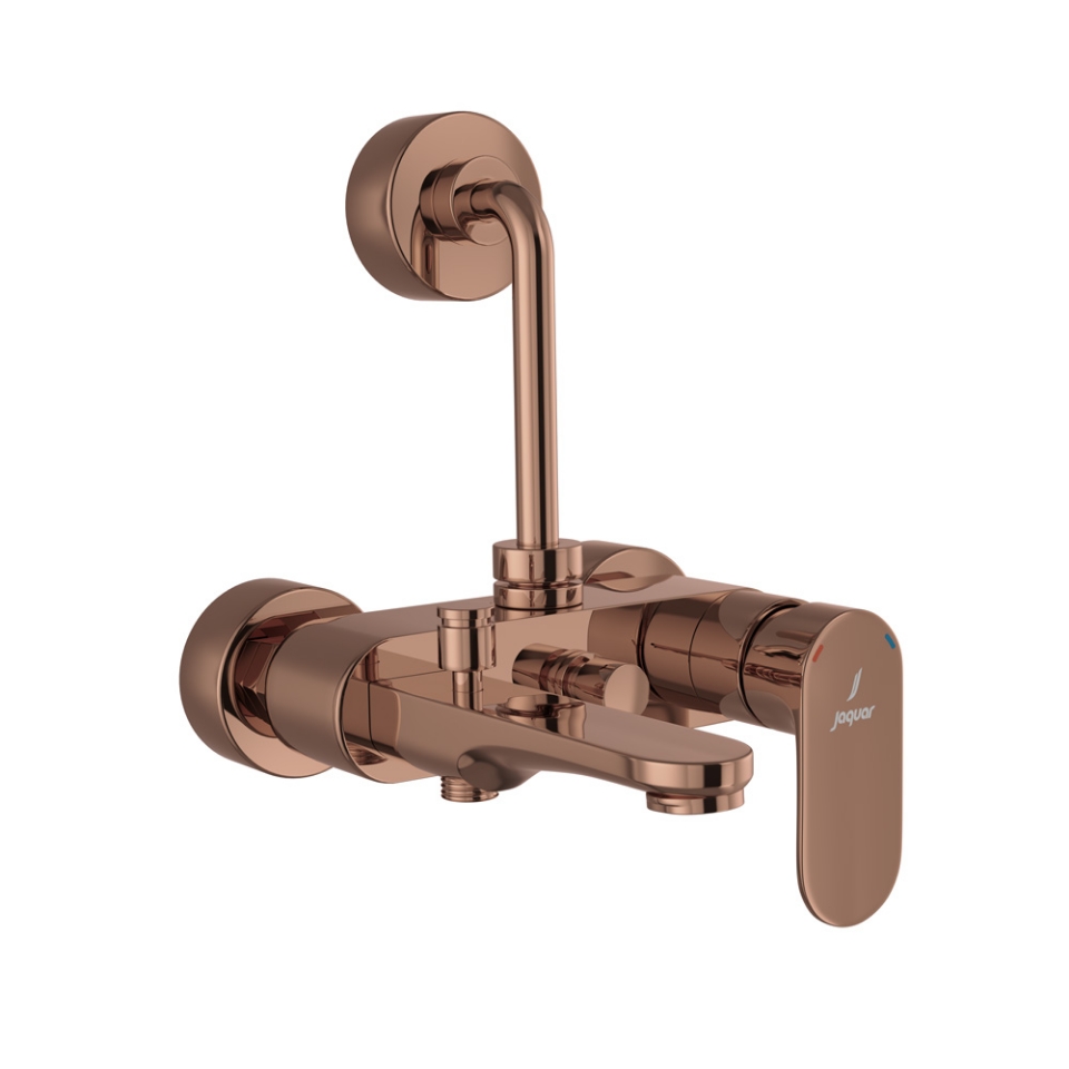 Picture of Single Lever Wall Mixer 3-in-1 System - Blush Gold PVD