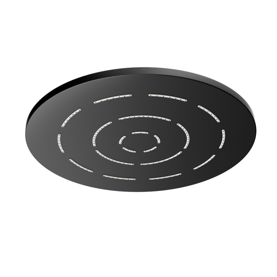 Picture of Maze Overhead Shower - Black Chrome