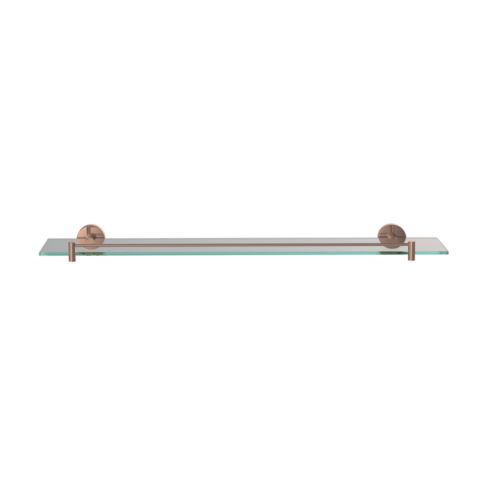 Picture of Glass Shelf 600mm Long - Blush Gold PVD